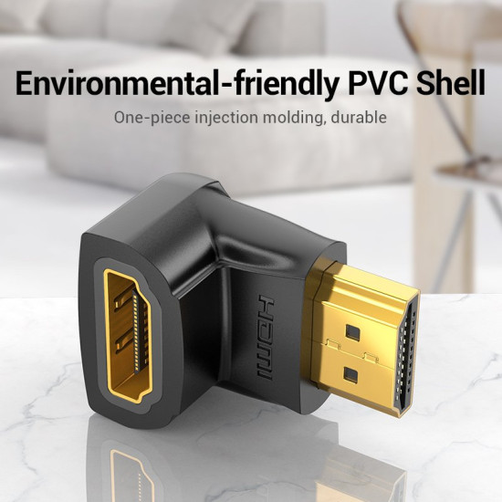 Vention Адаптер Adapter HDMI Right Angle 90 Degree M/F - AIOB0 Vention Адаптер Adapter HDMI Right Angle 90 Degree M/F - AIOB0