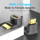Vention Адаптер Adapter HDMI Right Angle 270 Degree M/F - AINB0 Vention Адаптер Adapter HDMI Right Angle 270 Degree M/F - AINB0