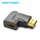 Vention Адаптер Adapter HDMI Vertical Flat 90 Degree M/F - AIPB0 Vention Адаптер Adapter HDMI Vertical Flat 90 Degree M/F - AIPB0