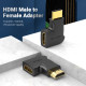 Vention Адаптер Adapter HDMI Vertical Flat 90 Degree M/F - AIPB0 Vention Адаптер Adapter HDMI Vertical Flat 90 Degree M/F - AIPB0
