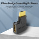 Vention Адаптер Adapter HDMI Vertical Flat 90 Degree M/F - AIPB0 Vention Адаптер Adapter HDMI Vertical Flat 90 Degree M/F - AIPB0