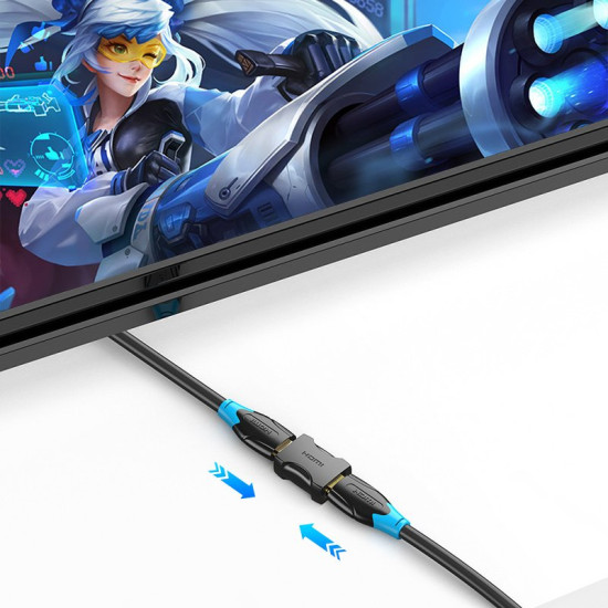 Vention Адаптер Adapter HDMI Female to Female Coupler Black - AIRB0 Vention Адаптер Adapter HDMI Female to Female Coupler Black - AIRB0