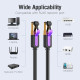 Vention Кабел LAN SSTP Cat.7 Patch Cable - 2M Black 10Gbps - ICDBH Vention Кабел LAN SSTP Cat.7 Patch Cable - 2M Black 10Gbps - ICDBH