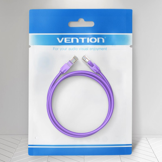 Vention Кабел LAN UTP Cat.6 Patch Cable - 1M Purple - IBEVF Vention Кабел LAN UTP Cat.6 Patch Cable - 1M Purple - IBEVF