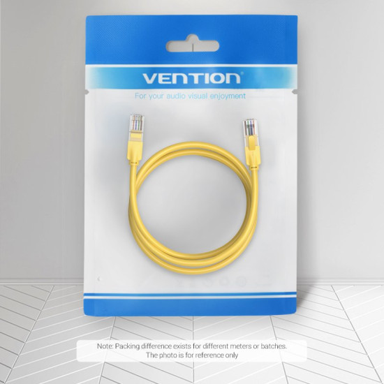 Vention Кабел LAN UTP Cat.6 Patch Cable - 2M Yellow - IBEYH Vention Кабел LAN UTP Cat.6 Patch Cable - 2M Yellow - IBEYH