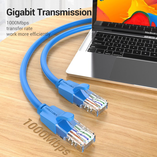Vention Кабел LAN UTP Cat.6 Patch Cable - 1.5M Blue - IBELG Vention Кабел LAN UTP Cat.6 Patch Cable - 1.5M Blue - IBELG
