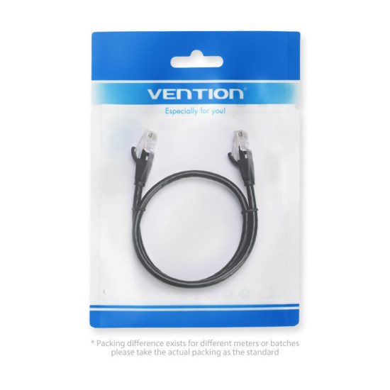 Vention Кабел LAN UTP Cat.6 Patch Cable - 3M Black - IBEBI Vention Кабел LAN UTP Cat.6 Patch Cable - 3M Black - IBEBI