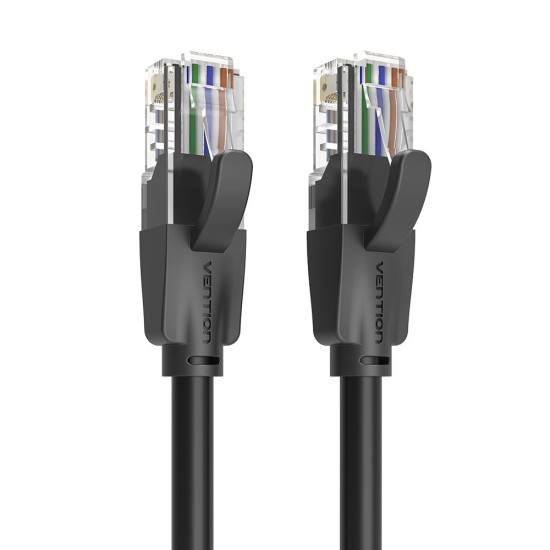 Vention Кабел LAN UTP Cat.6 Patch Cable - 3M Black - IBEBI Vention Кабел LAN UTP Cat.6 Patch Cable - 3M Black - IBEBI