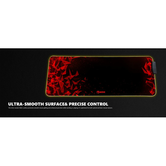 Marvo светеща подложка за мишка Gaming Mousepad MG011- Size XL, RGB, USB hub Marvo светеща подложка за мишка Gaming Mousepad MG011- Size XL, RGB, USB hub
