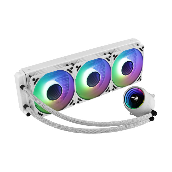 AeroCool водно охлаждане Water Cooling - Mirage L360 White - Addressable RGB - ACLA-MR36127.71 AeroCool водно охлаждане Water Cooling - Mirage L360 White - Addressable RGB - ACLA-MR36127.71