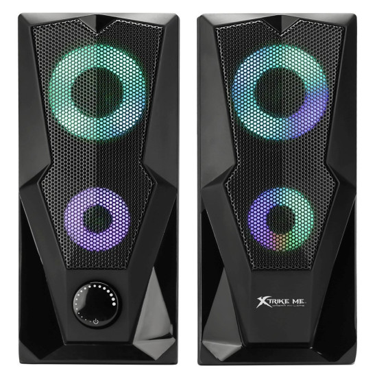 Xtrike ME тонколони Gaming Speakers 2.0 6W RGB, USB powered - SK-501 Xtrike ME тонколони Gaming Speakers 2.0 6W RGB, USB powered - SK-501