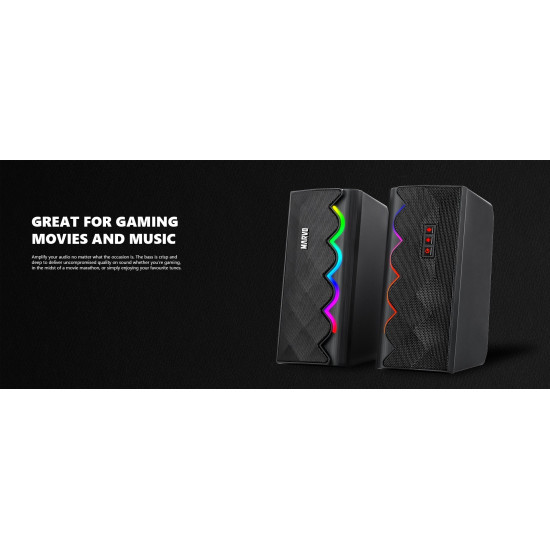 Marvo Тонколони Gaming Speakers 2.0 6W Bluetooth RGB - MARVO-SG-269 Marvo Тонколони Gaming Speakers 2.0 6W Bluetooth RGB - MARVO-SG-269