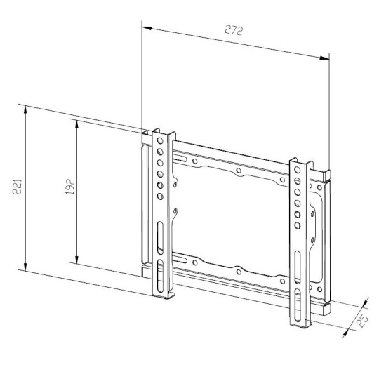 Makki стенна стойка за телевизор TV Mount - SF1 - Fixed, 17 Makki стенна стойка за телевизор TV Mount - SF1 - Fixed, 17
