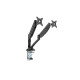 Makki Стойка за два монитора Monitor Mount - GL502 Aluminuim Black - 2 Monitors, Gas Lifters - MA-GL502-BK Makki Стойка за два монитора Monitor Mount - GL502 Aluminuim Black - 2 Monitors, Gas Lifters - MA-GL502-BK
