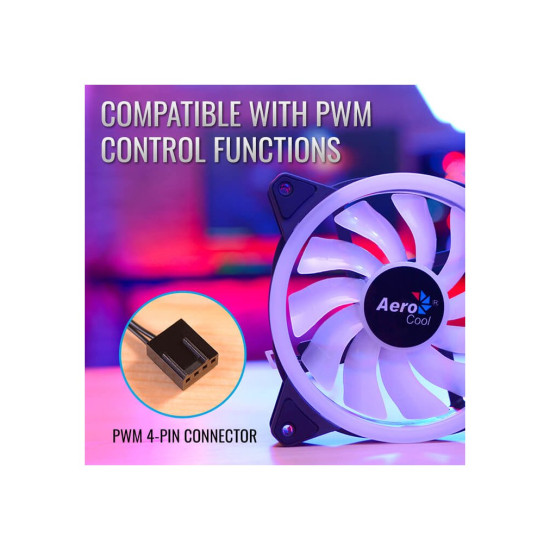 AeroCool вентилатор Fan 120 mm - Duo 12 - Addressable RGB - ACF3-DU10217.11 AeroCool вентилатор Fan 120 mm - Duo 12 - Addressable RGB - ACF3-DU10217.11
