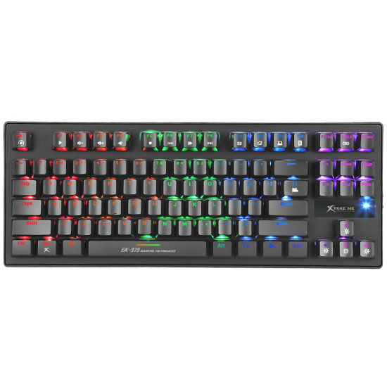 Xtrike ME механична клавиатура Gaming Keyboard Mechanical 87 keys GK-979 - Blue switches, Rainbow backlight Xtrike ME механична клавиатура Gaming Keyboard Mechanical 87 keys GK-979 - Blue switches, Rainbow backlight