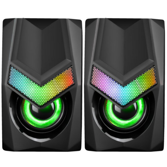 Marvo тонколони Gaming Speakers 2.0 6W Rainbow backlight - MARVO-SG-118 Marvo тонколони Gaming Speakers 2.0 6W Rainbow backlight - MARVO-SG-118