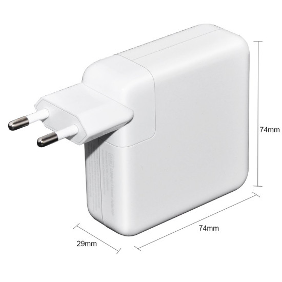 Makki зарядно за лаптоп заместител Laptop Adapter Apple - 61W TYPE-C With USB-C Cable - MAKKI-NA-AP-37 Makki зарядно за лаптоп заместител Laptop Adapter Apple - 61W TYPE-C With USB-C Cable - MAKKI-NA-AP-37