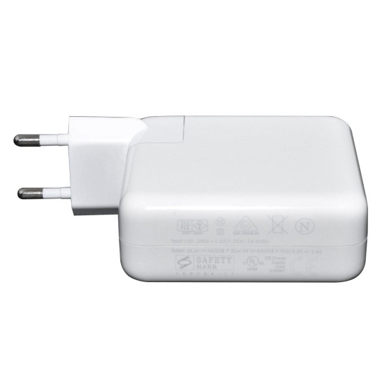 Makki зарядно за лаптоп заместител Laptop Adapter Apple - 61W TYPE-C With USB-C Cable - MAKKI-NA-AP-37 Makki зарядно за лаптоп заместител Laptop Adapter Apple - 61W TYPE-C With USB-C Cable - MAKKI-NA-AP-37