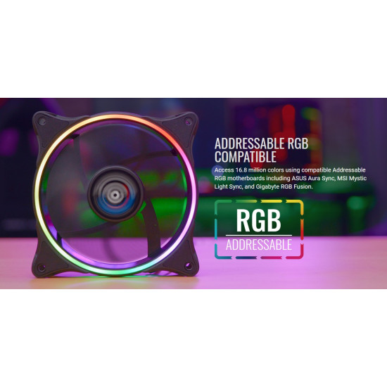 AeroCool вентилатор Fan 120mm addressable RGB - ECLIPSE 12 - ACF3-EL10217.11 AeroCool вентилатор Fan 120mm addressable RGB - ECLIPSE 12 - ACF3-EL10217.11