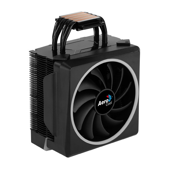 AeroCool охладител CPU Cooler - Cylon 4 BLACK aRGB PWM - ACTC-CL30410.01 AeroCool охладител CPU Cooler - Cylon 4 BLACK aRGB PWM - ACTC-CL30410.01