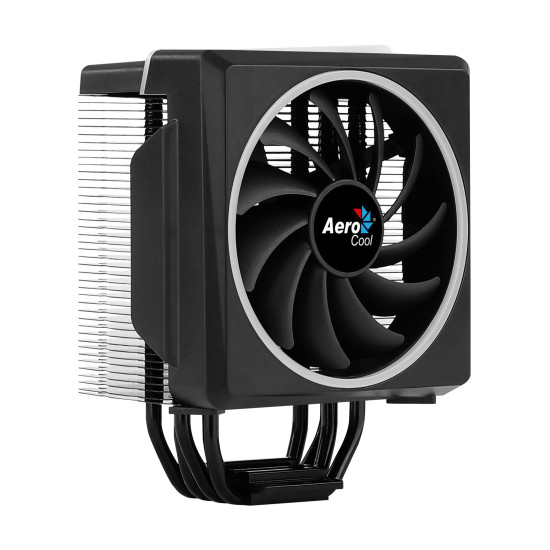 AeroCool охладител CPU Cooler - Cylon 4 BLACK aRGB PWM - ACTC-CL30410.01 AeroCool охладител CPU Cooler - Cylon 4 BLACK aRGB PWM - ACTC-CL30410.01