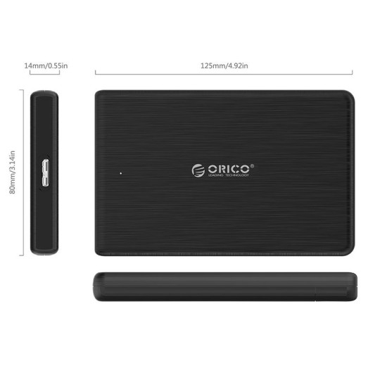 Orico външна кутия за диск Storage - Case - 2.5 inch USB3.0 Black - 2189U3-BK Orico външна кутия за диск Storage - Case - 2.5 inch USB3.0 Black - 2189U3-BK