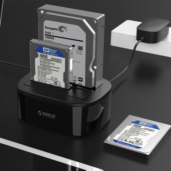 Orico докинг станция Storage - HDD/SSD Dock - 2 BAY Clone 2.5/3.5 USB3.0 - 6228US3-C Orico докинг станция Storage - HDD/SSD Dock - 2 BAY Clone 2.5/3.5 USB3.0 - 6228US3-C