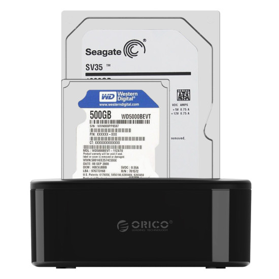 Orico докинг станция Storage - HDD/SSD Dock - 2.5 and 3.5 inch USB3.0 - 6218US3 Orico докинг станция Storage - HDD/SSD Dock - 2.5 and 3.5 inch USB3.0 - 6218US3