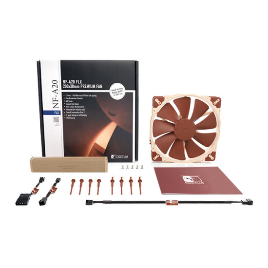 Noctua Вентилатор Fan 200x200x30mm NF-A20-FLX Noctua Вентилатор Fan 200x200x30mm NF-A20-FLX