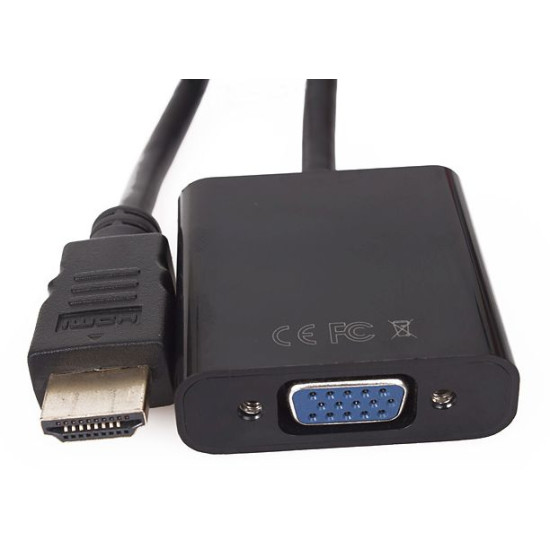 VCom Адаптер Adapter HDMI M to VGA F - CG591-B-0.15m VCom Адаптер Adapter HDMI M to VGA F - CG591-B-0.15m