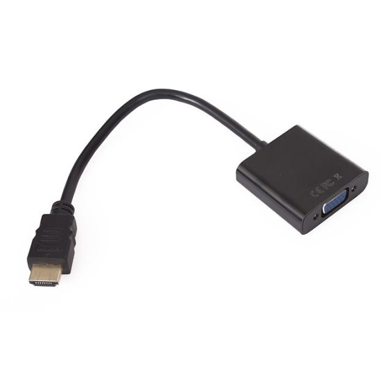 VCom Адаптер Adapter HDMI M to VGA F - CG591-B-0.15m VCom Адаптер Adapter HDMI M to VGA F - CG591-B-0.15m
