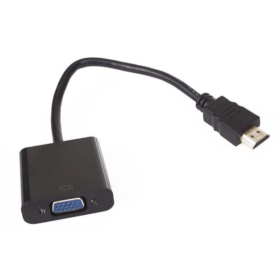 VCom Адаптер Adapter HDMI M to VGA F - CG591-B-0.15m VCom Адаптер Adapter HDMI M to VGA F - CG591-B-0.15m