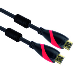 VCom Кабел HDMI M / M Ultra HD 4k2k Gold +2 Ferrite v1.4 ethernet 3D - CG525D-20m