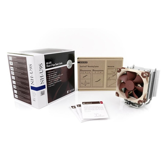 Noctua Охлаждане CPU Cooler NH-U9S - LGA1700/2066/1200/AMD Noctua Охлаждане CPU Cooler NH-U9S - LGA1700/2066/1200/AMD