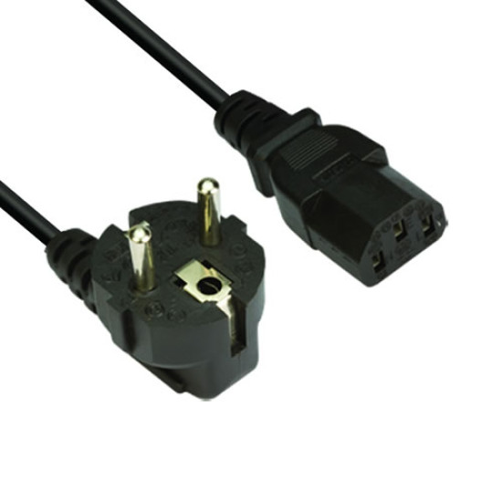 VCom Захранващ кабел Power Cord Computer schuko 220V - CE021-1.8m VCom Захранващ кабел Power Cord Computer schuko 220V - CE021-1.8m