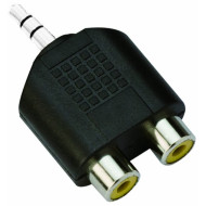 VCom Адаптер Adapter 3.5mm Stereo M / 2x RCA F - CA501