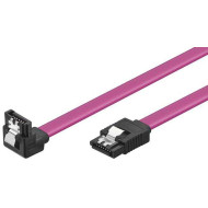 VCom Кабел SATA Cable W/Lock Right Angle - CH302R-0.45m