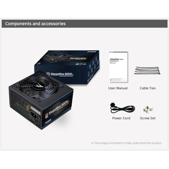 Zalman захранване PSU MegaMax 800W 80+ ZM800-TXII