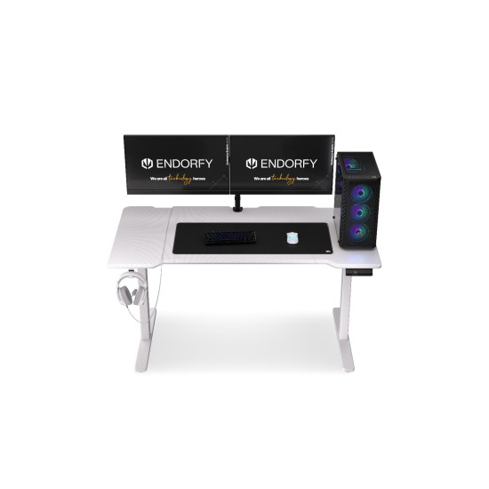 Gaming Desk ENDORFY - Atlas L Electric - Onyx White