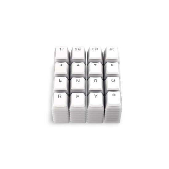 Keycaps ENDORFY - 124 pcs PBT - Onyx White