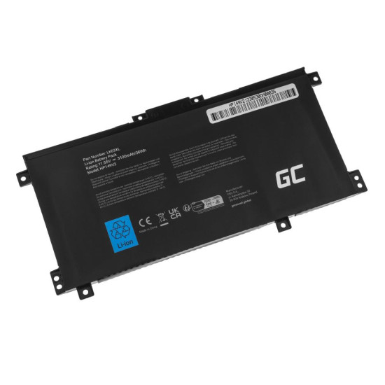 Laptop Battery for HP Envy x360 15-BP 15-BP000 15-BP100 15-CN 17-AE 17-BW  LK03XL  11,55V 3100mAh GREEN CELL