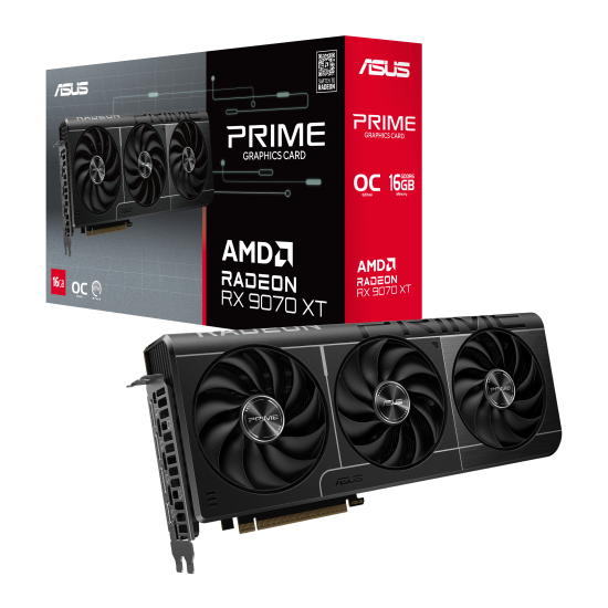 Graphic card ASUS PRIME RADEON RX 9070 XT OC 16GB GDDR6
