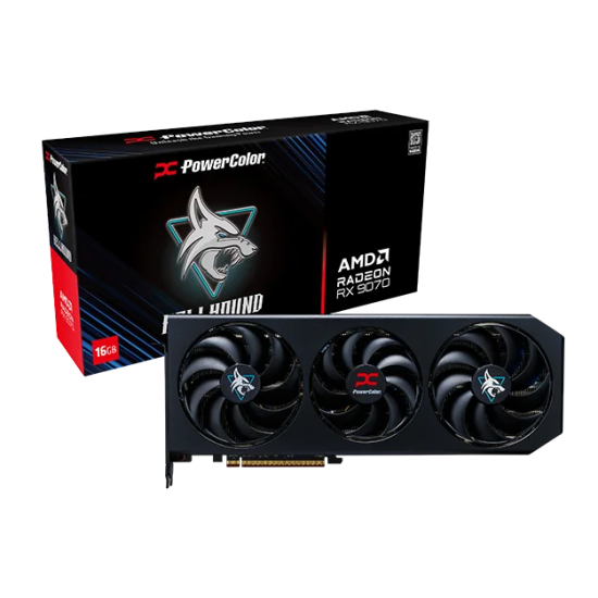 Видео карта PowerColor Radeon RX 9070 Hellhound 16GB GDDR6 Видео карта PowerColor Radeon RX 9070 Hellhound 16GB GDDR6