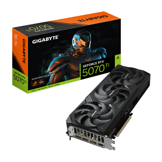 Graphic card GIGABYTE RTX 5070 TI WINDFORCE OC SFF 16GB GDDR7