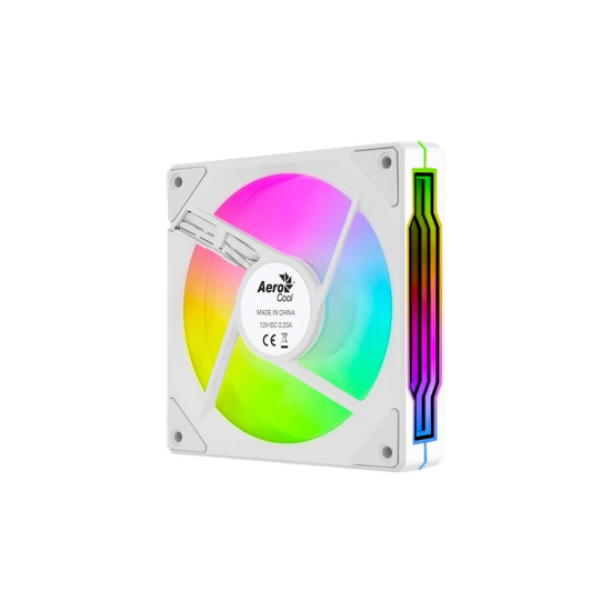 AeroCool вентилатор Fan 120mm Phantom M-3 - Infinity Mirror ARGB - White