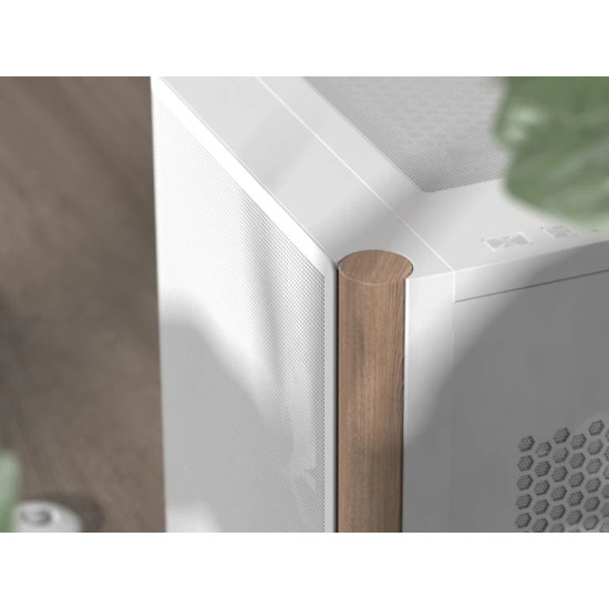 AeroCool кутия Case ATX - D501A Black, Addressable RGB, Wood