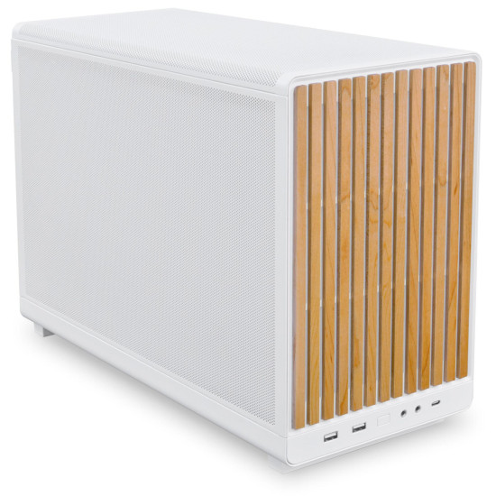 Case Lian Li DAN A3-mATX Wood Edition White - Micro Tower