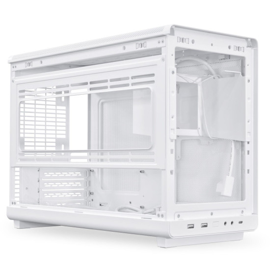 Case Lian Li DAN A3-mATX Wood Edition White - Micro Tower