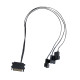 3Pack Fans Lian Li UNI FAN SL Wireless ARGB PWM - 120 mm White + Controller